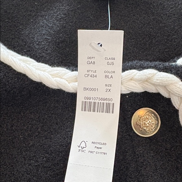 NWT J. Crew Cropped Black Boucle Lady Jacket // Sz 2X - Picture 5 of 11